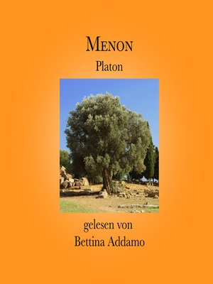cover image of Menon Platon